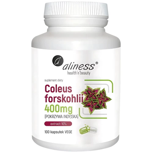 Aliness - Coleus forskohlii 10% 400 mg - 100 kapsułek